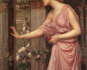 John William Waterhouse : Psyche Entering Cupid's Garden